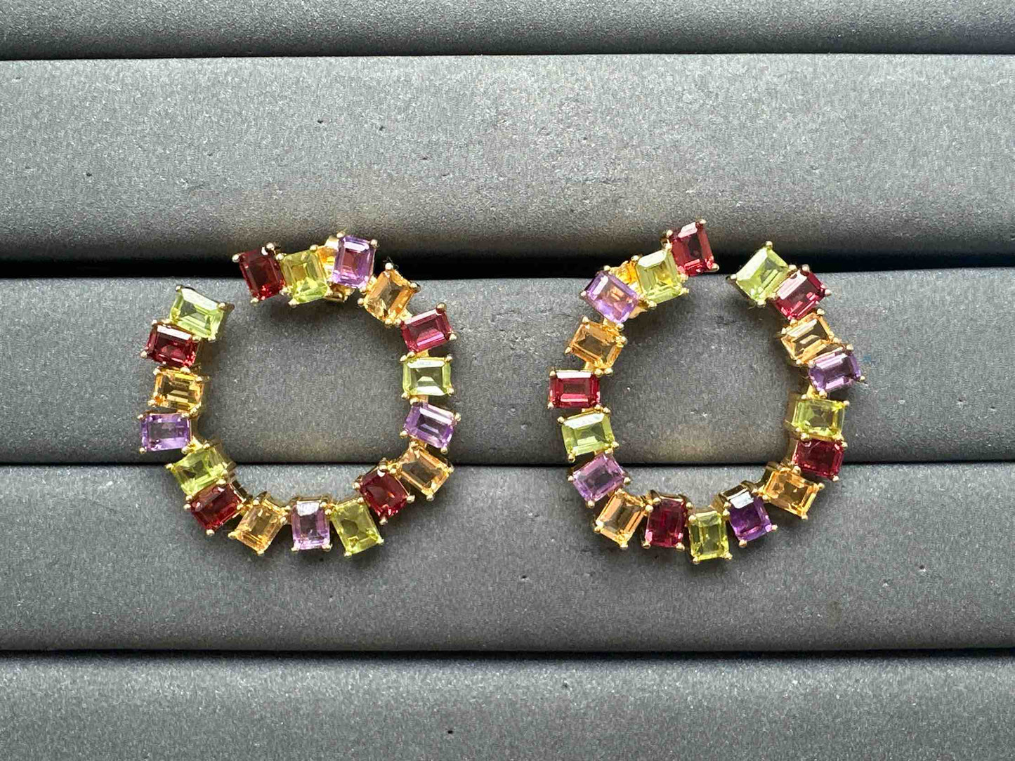 A13054 Amethyst Earrings