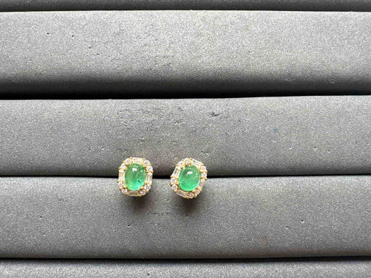 A13106 Emerald Earrings
