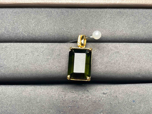 A13131 Tourmaline brooch