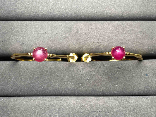 A13155 Ruby Earrings