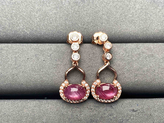A13156 Ruby Earrings