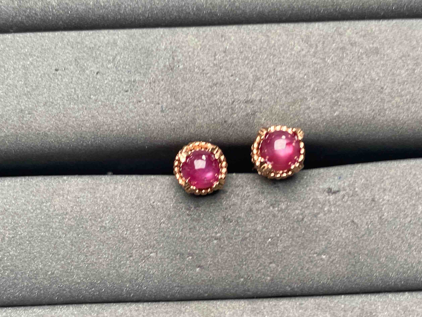 A13159 Ruby Earrings