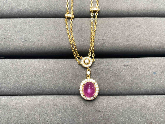 A13162 Ruby Necklace