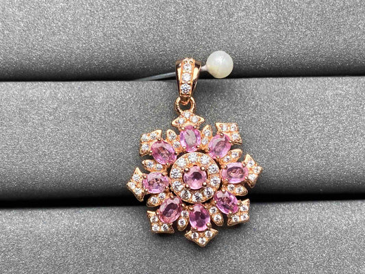 A1319 Pink Sapphire Pendant
