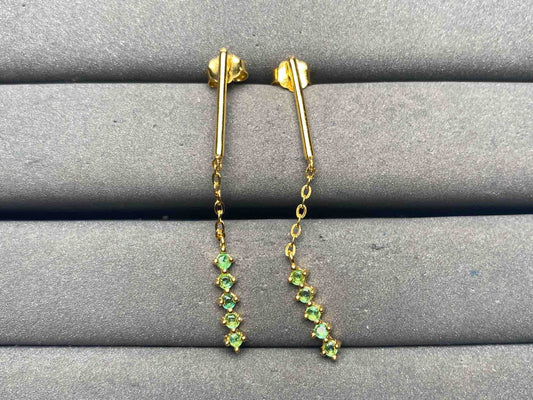 A13267 Emerald Earrings