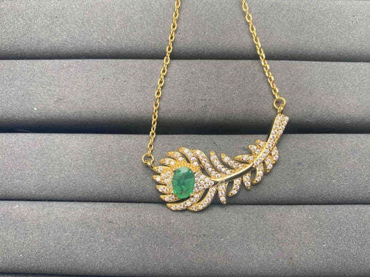 A13274 Emerald Necklace