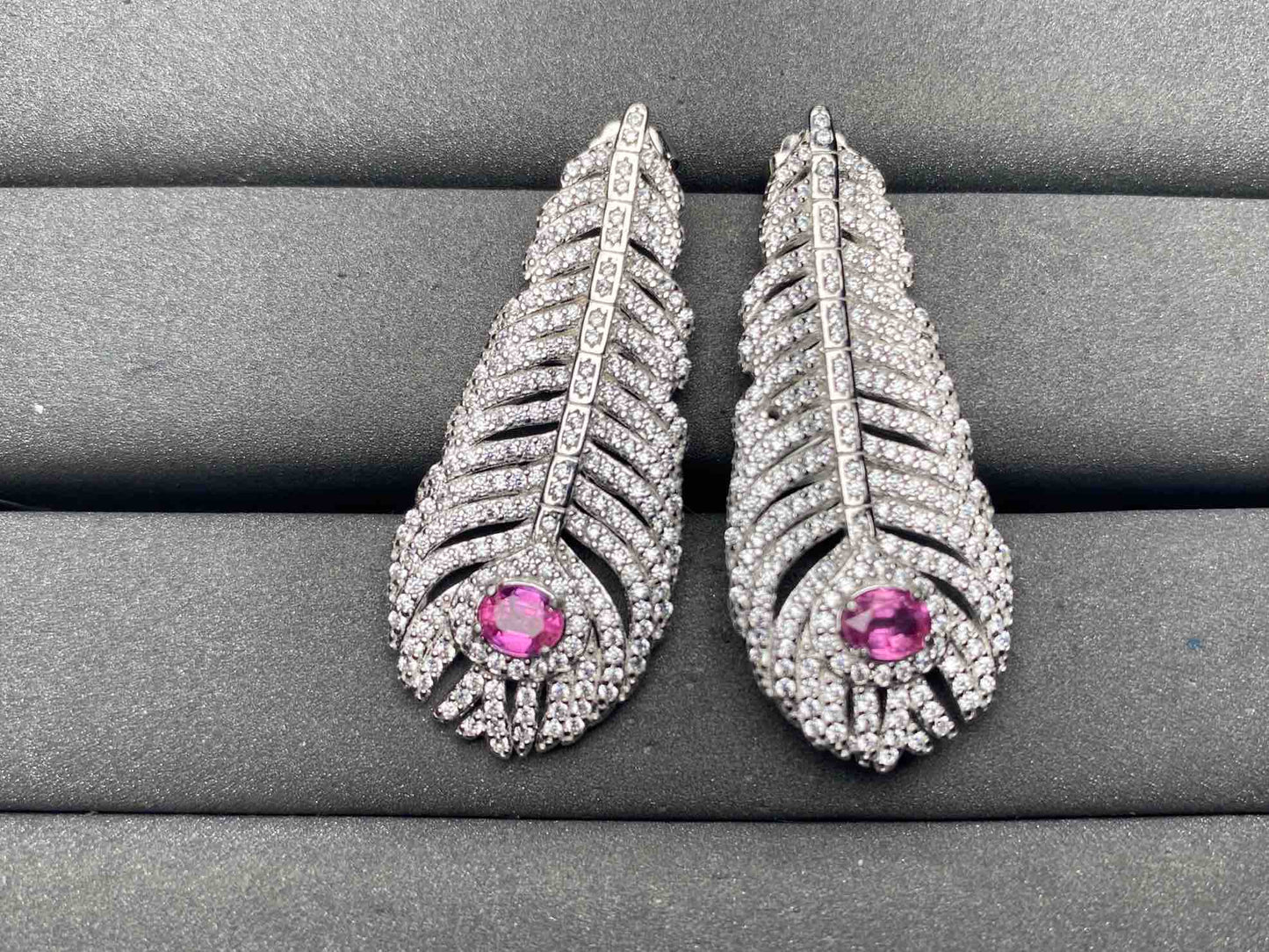 A13293 Ruby Earrings