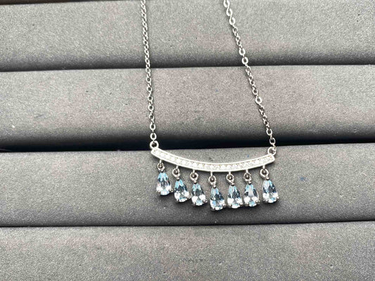 A13299 Aquamarine Necklace