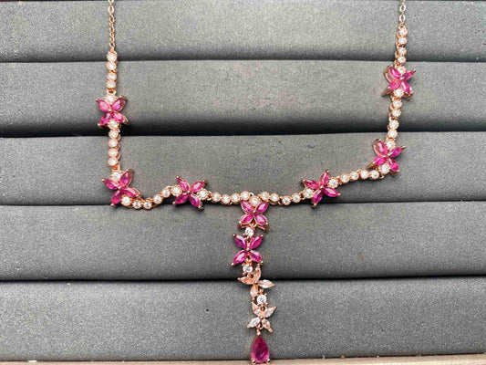 A13376 Ruby Necklace
