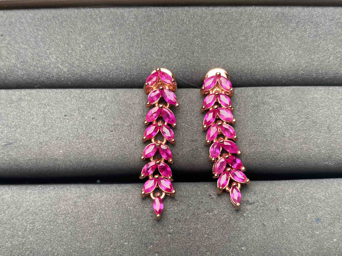 A13378 Ruby Earrings