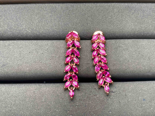 A13378 Ruby Earrings