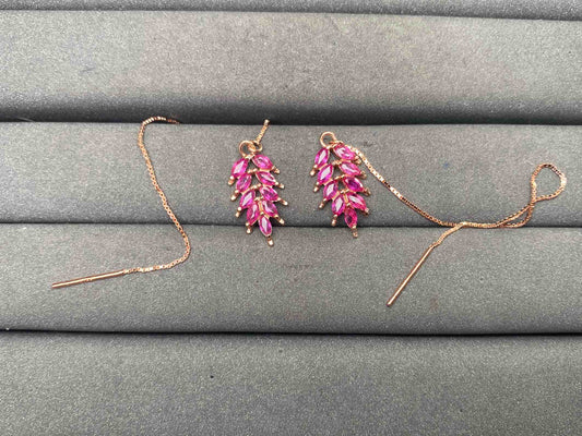A13386 Ruby Earrings