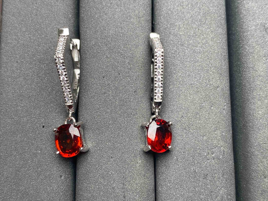 A13461 Garnet Earrings