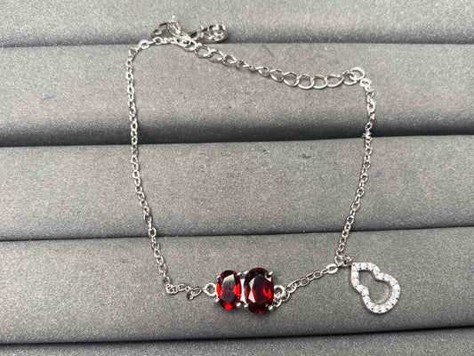 A13463 Garnet Bracelet