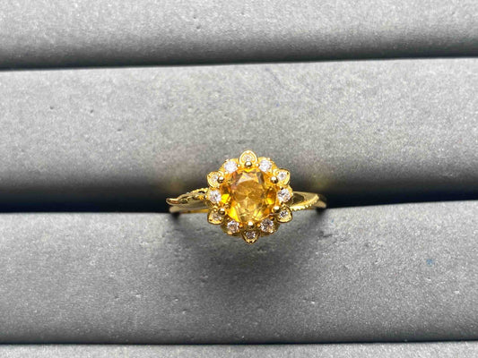 A13555 Citrine Ring