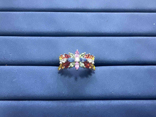 A13577 Colorful Sapphire Ring
