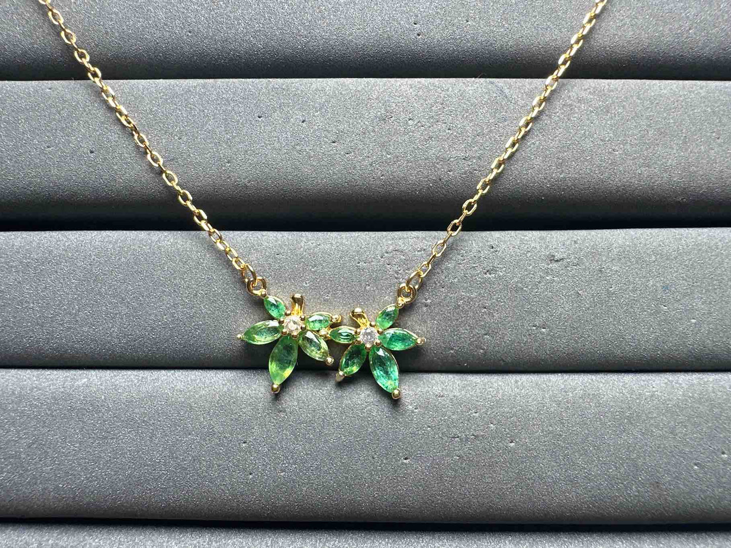 A13579 Emerald Necklace