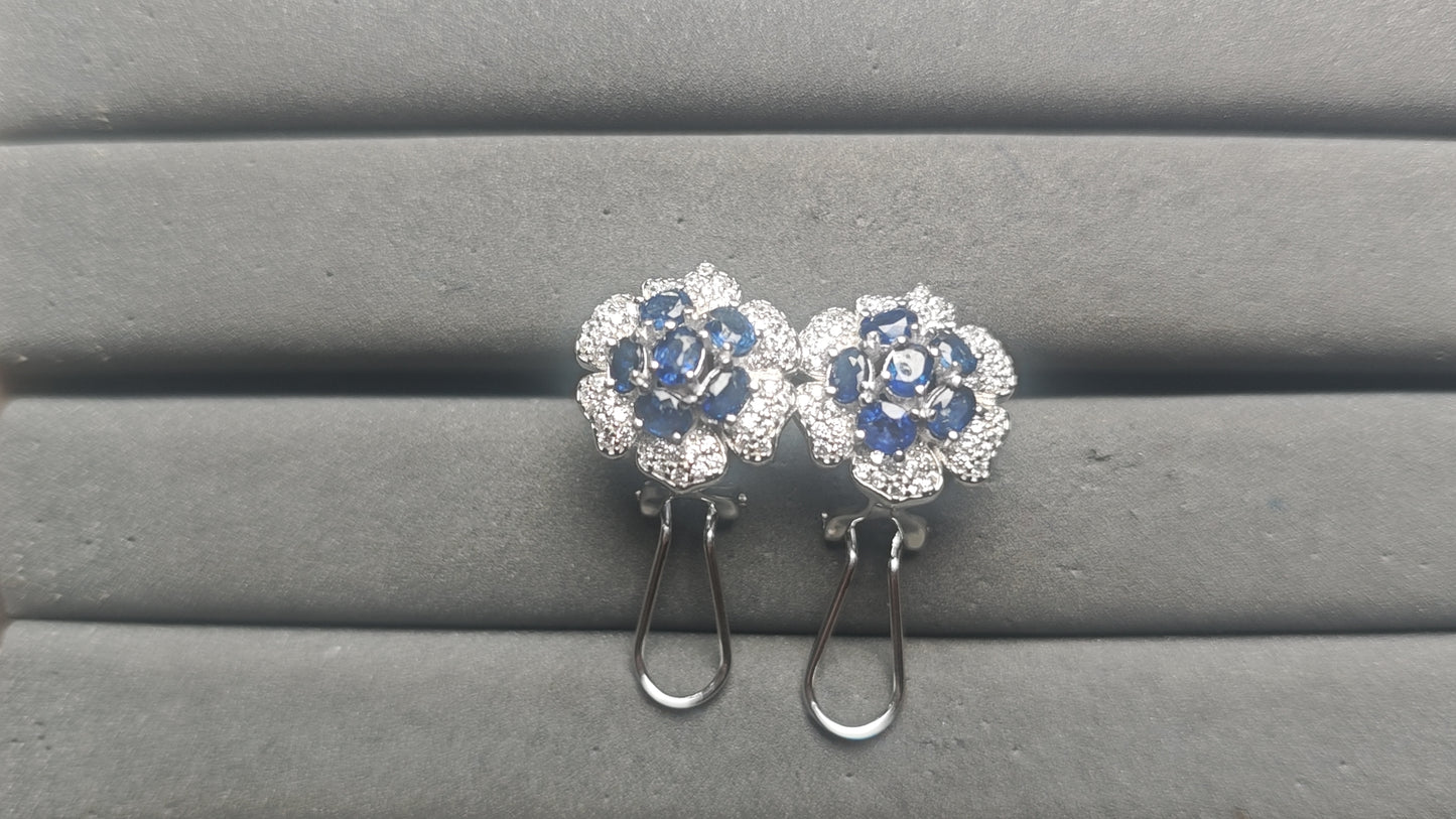 A13600 Sapphire Earrings