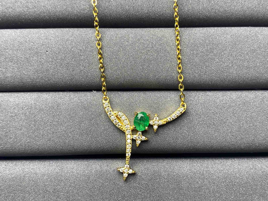 A139 Emerald Necklace