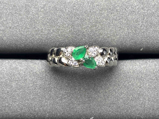 A14 Emerald Ring