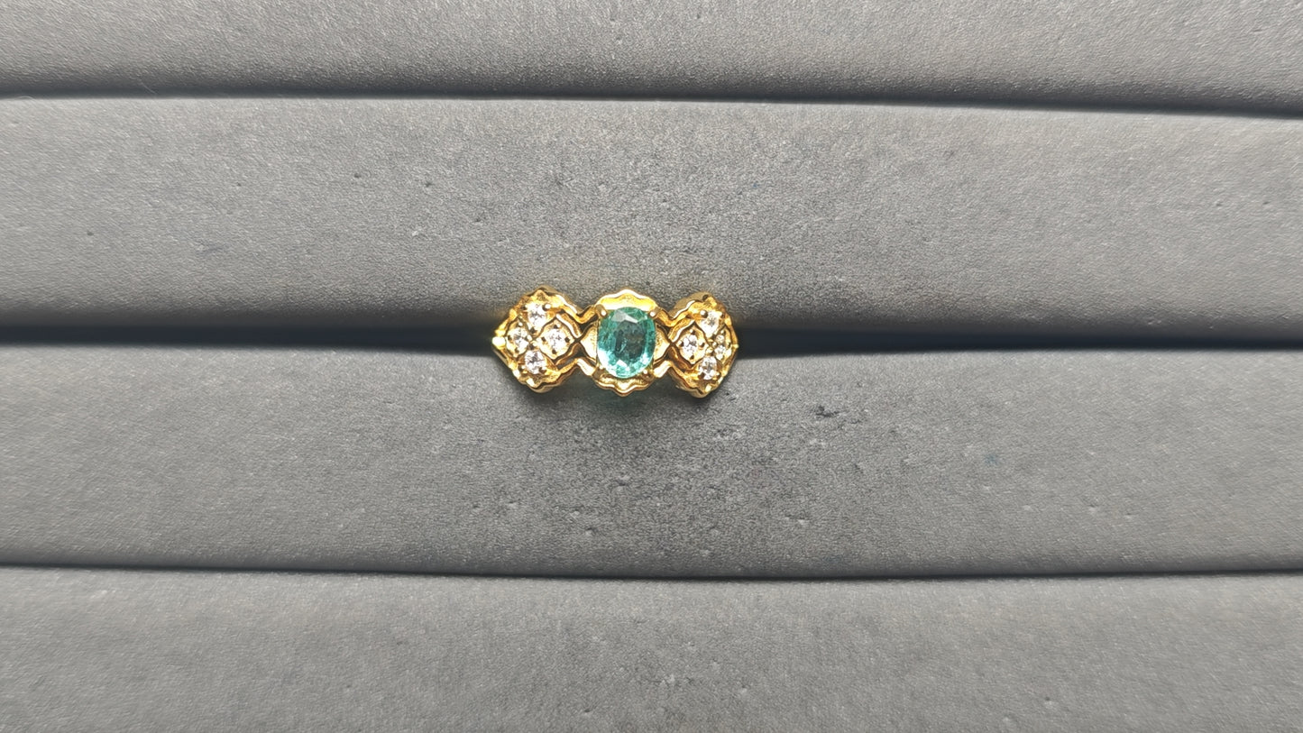 A14081 Emerald Ring
