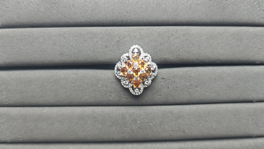 A14091 Yellow Sapphire Ring