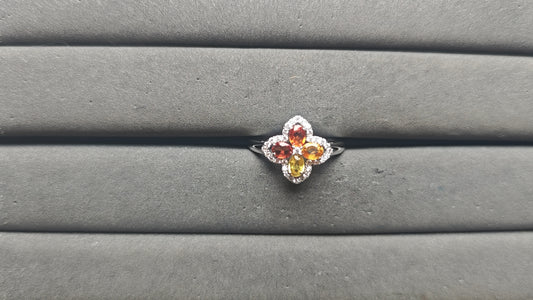 A14096 Colorful Sapphire Ring