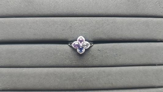A14098 Colorful Sapphire Ring