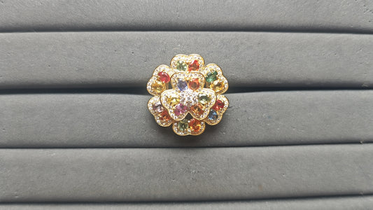 A14101 Colorful Sapphire Ring