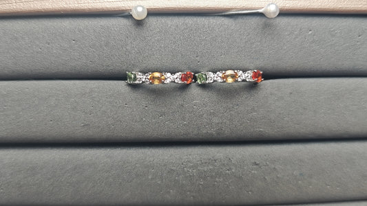 A14120 Colorful Sapphire Earrings