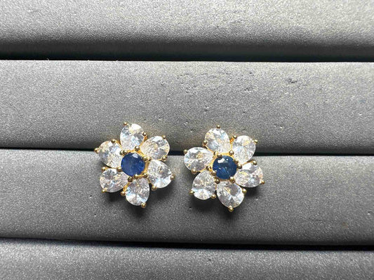 A14130 Sapphire Earrings
