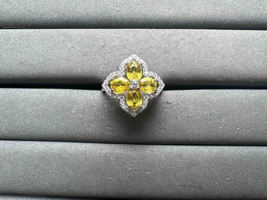 A14147 Yellow Sapphire Ring