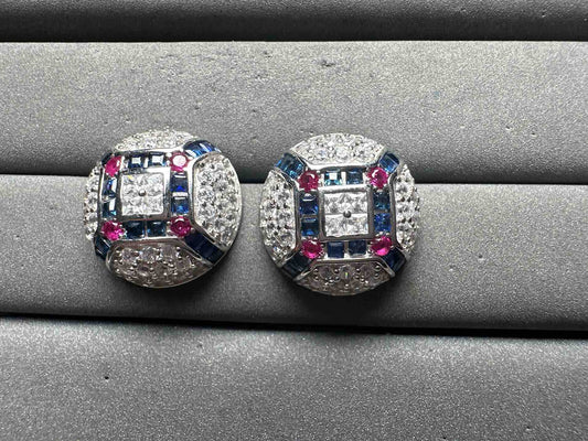 A14153 Sapphire Earrings