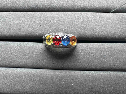 A14155 Colorful Sapphire Ring