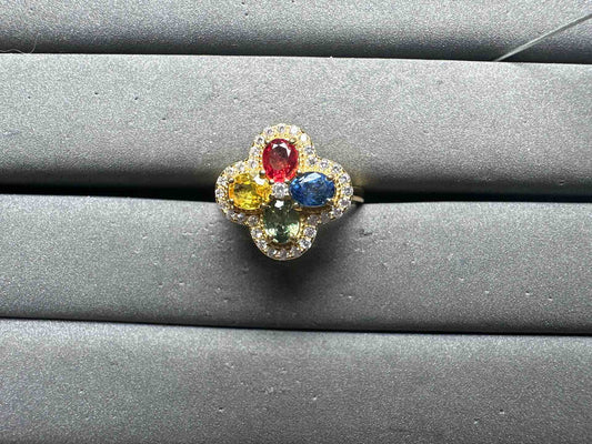 A14156 Colorful Sapphire Ring