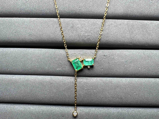 A14342 Emerald Necklace