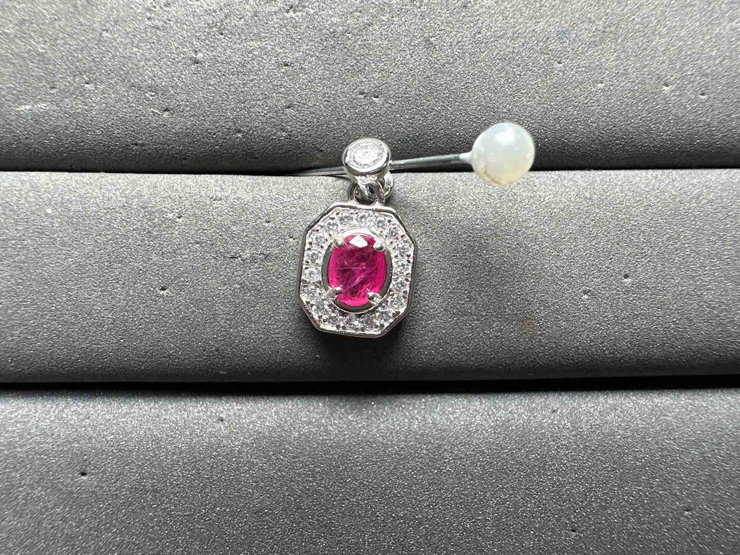 A14355 Pink Ruby Pendant