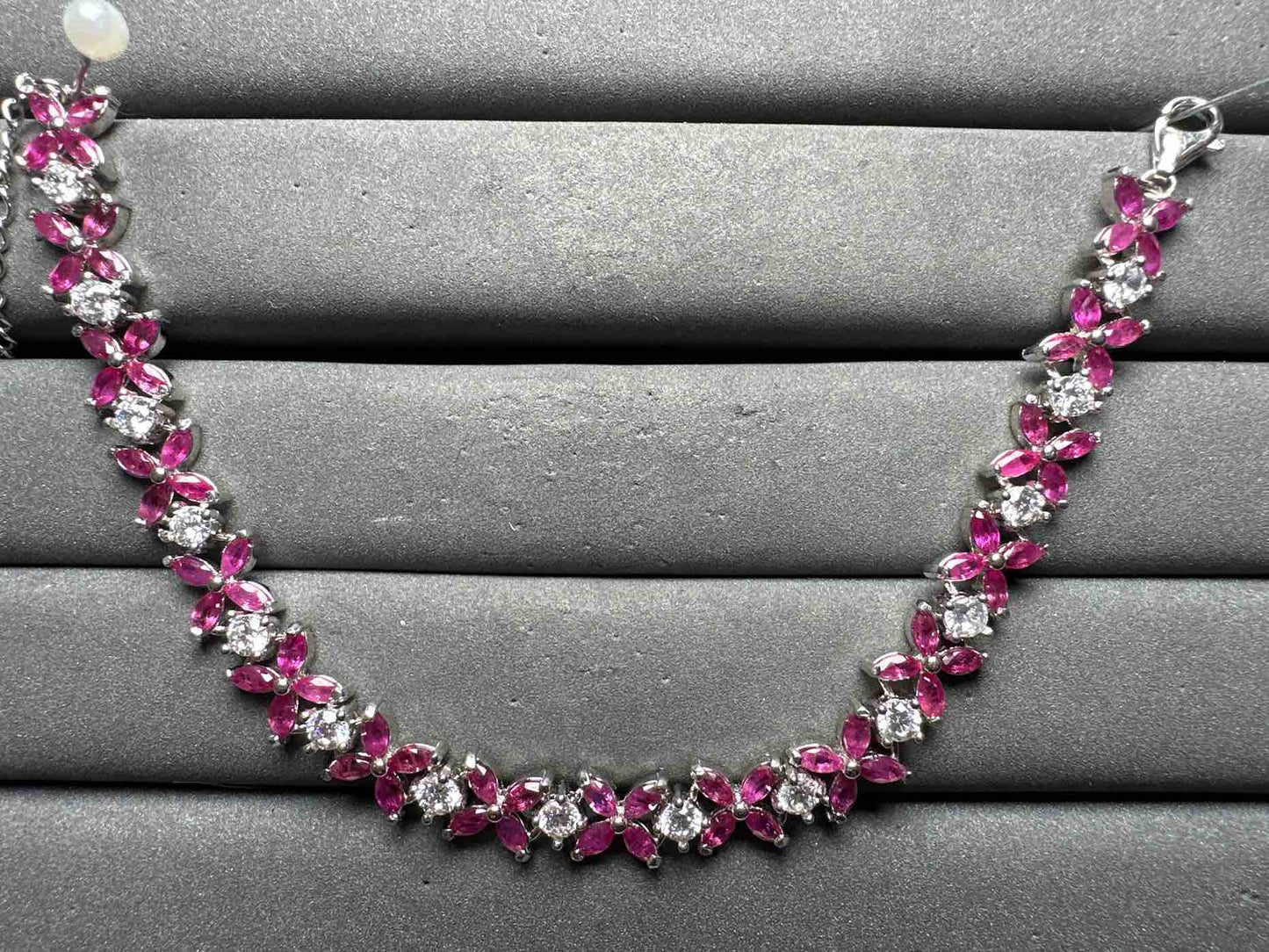 A14358 Pink Ruby Bracelet