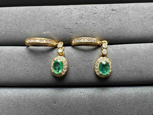 A14409 Emerald Earrings