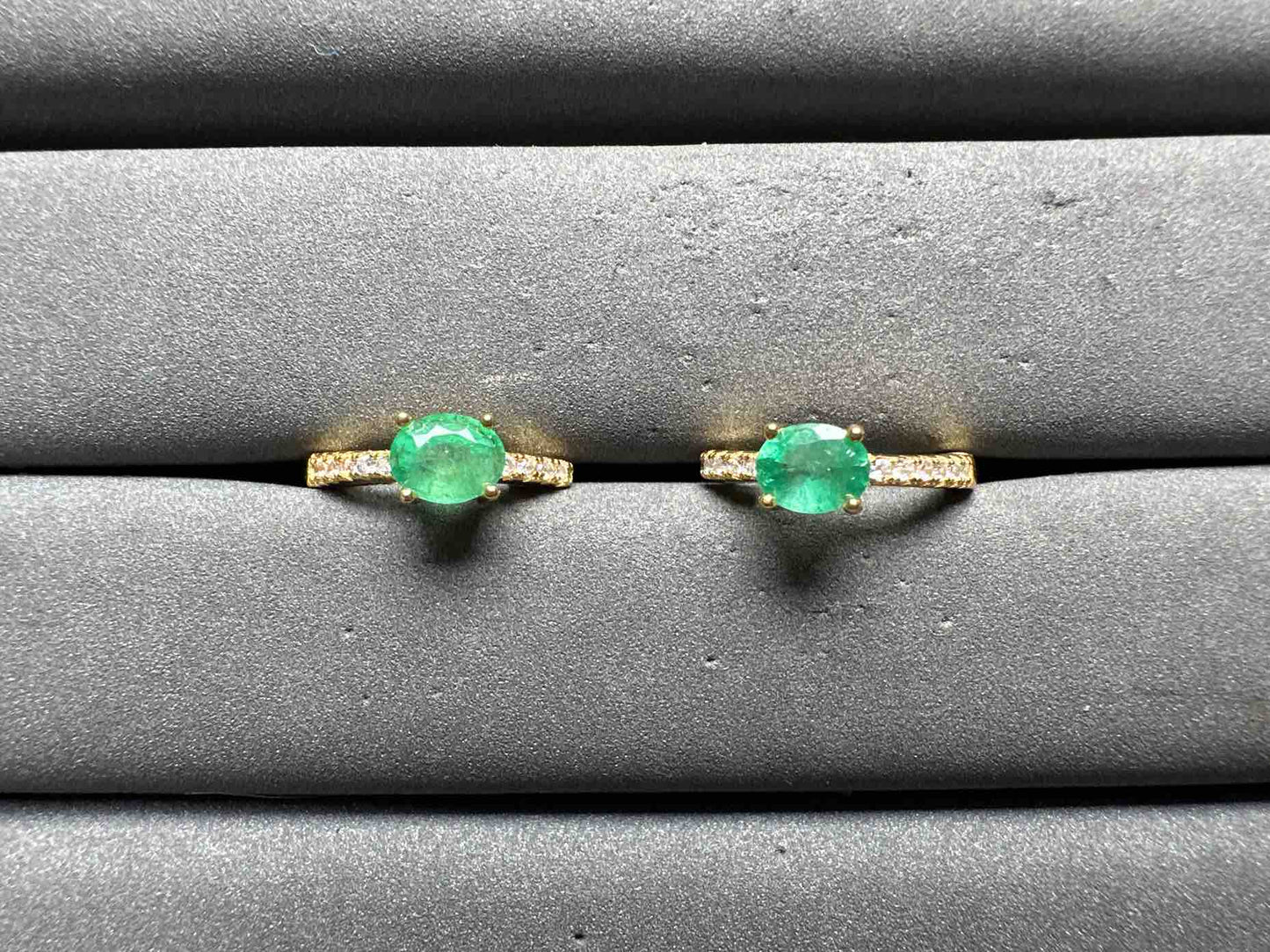 A14410 Emerald Earrings