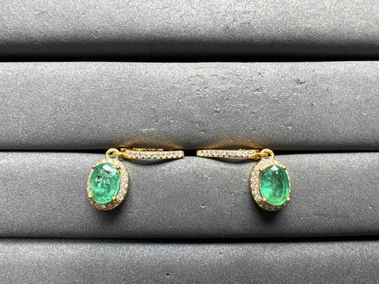 A14411 Emerald Earrings