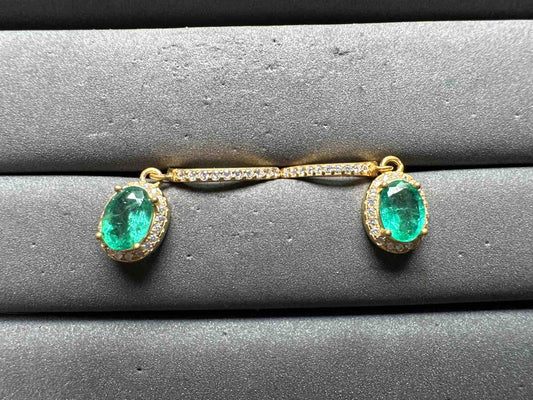 A14412 Emerald Earrings