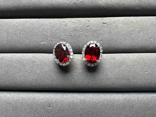 A14539 Garnet Earrings
