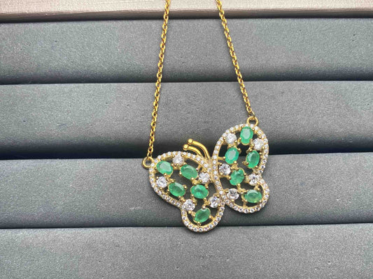 A14631 Emerald Necklace