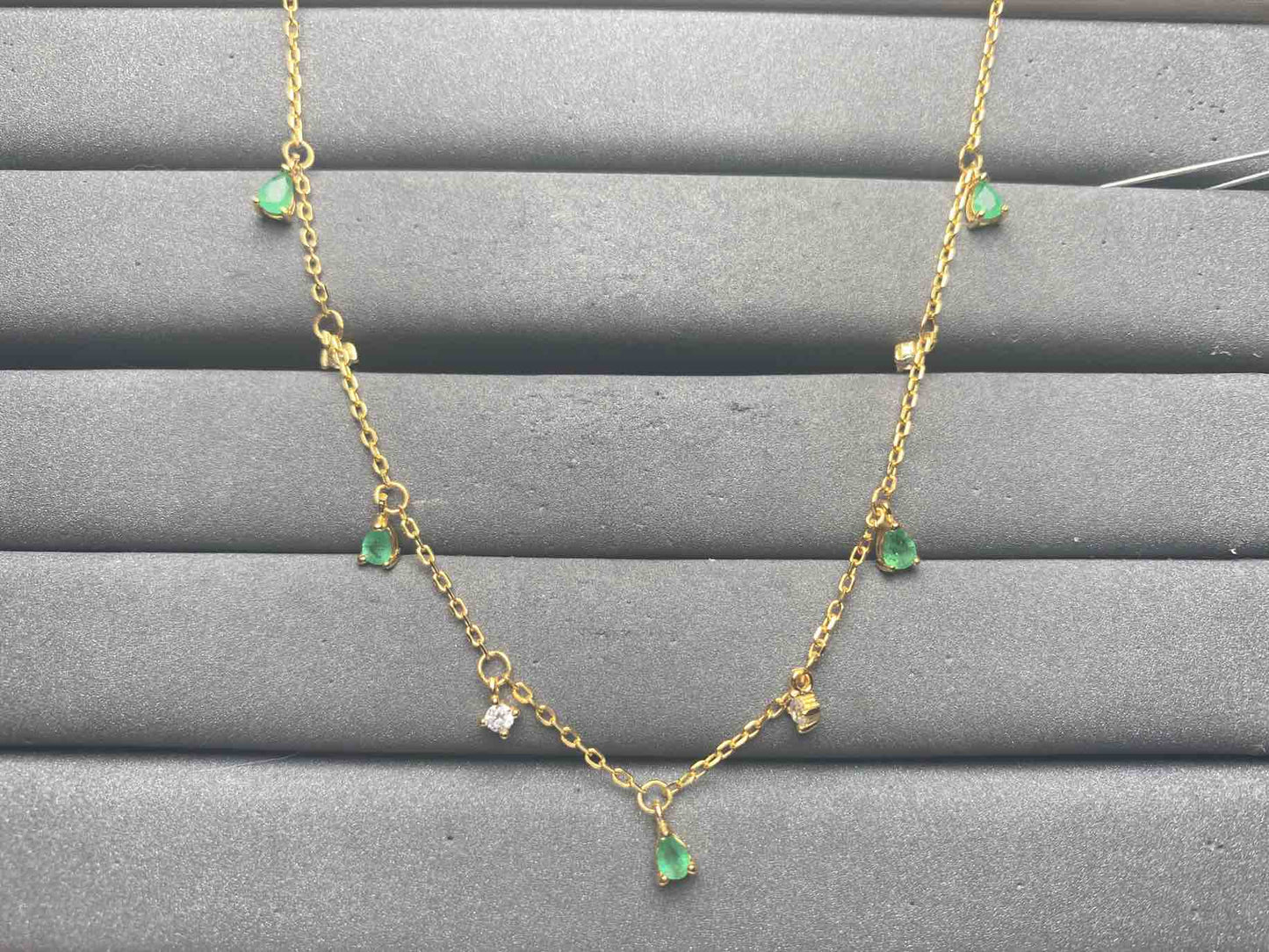 A14642 Emerald Necklace
