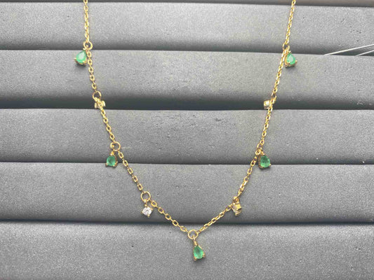 A14642 Emerald Necklace