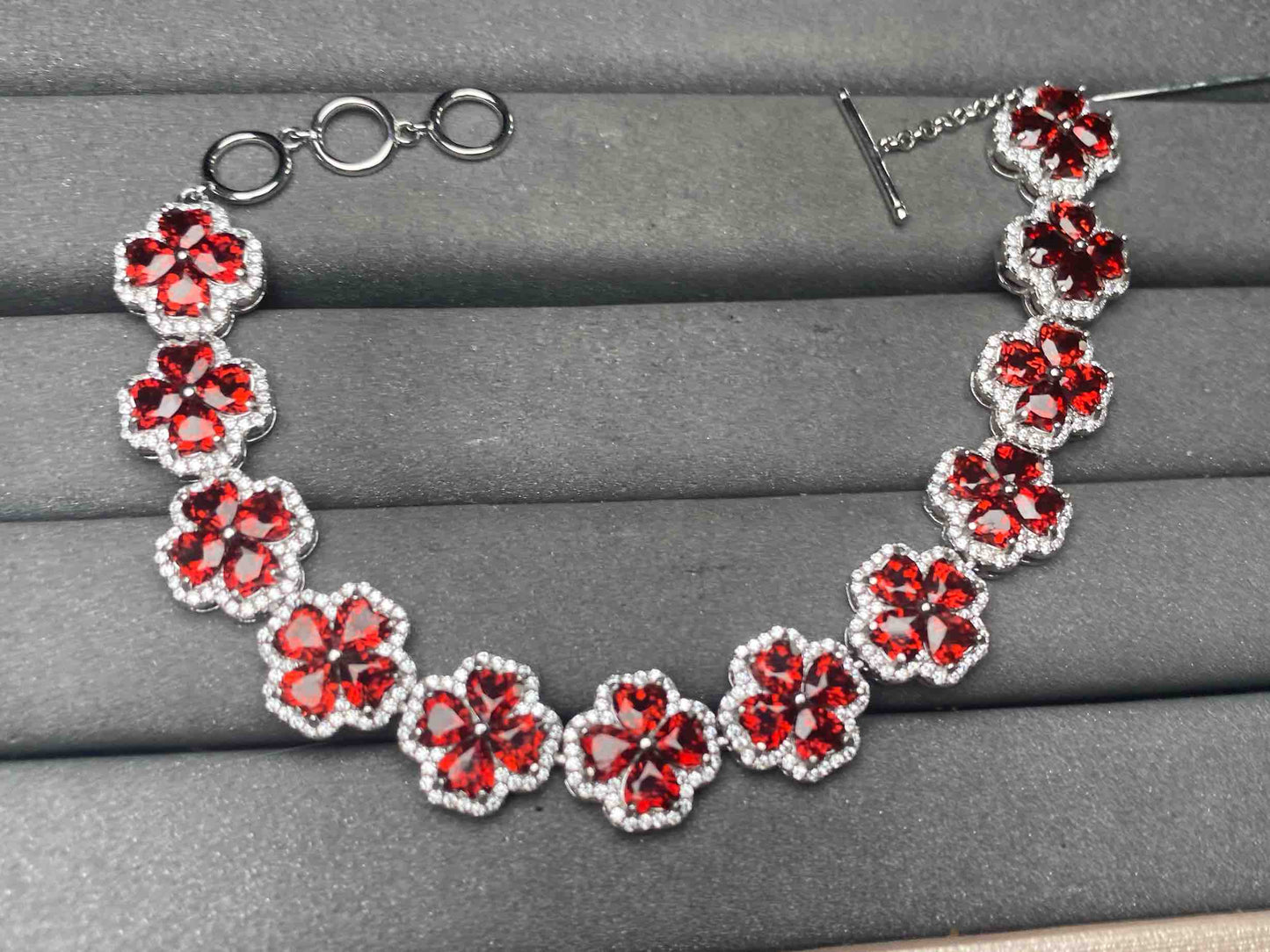A14665 Garnet Bracelet