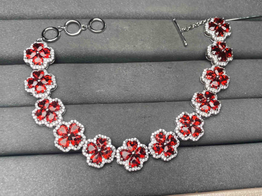A14665 Garnet Bracelet