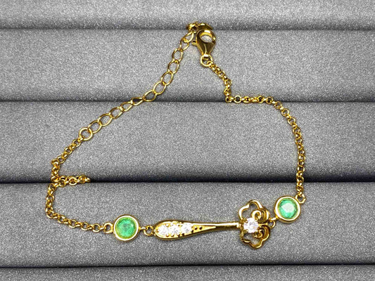 A148 Emerald Bracelet