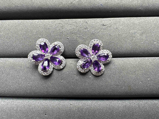 A14819 Amethyst Earrings